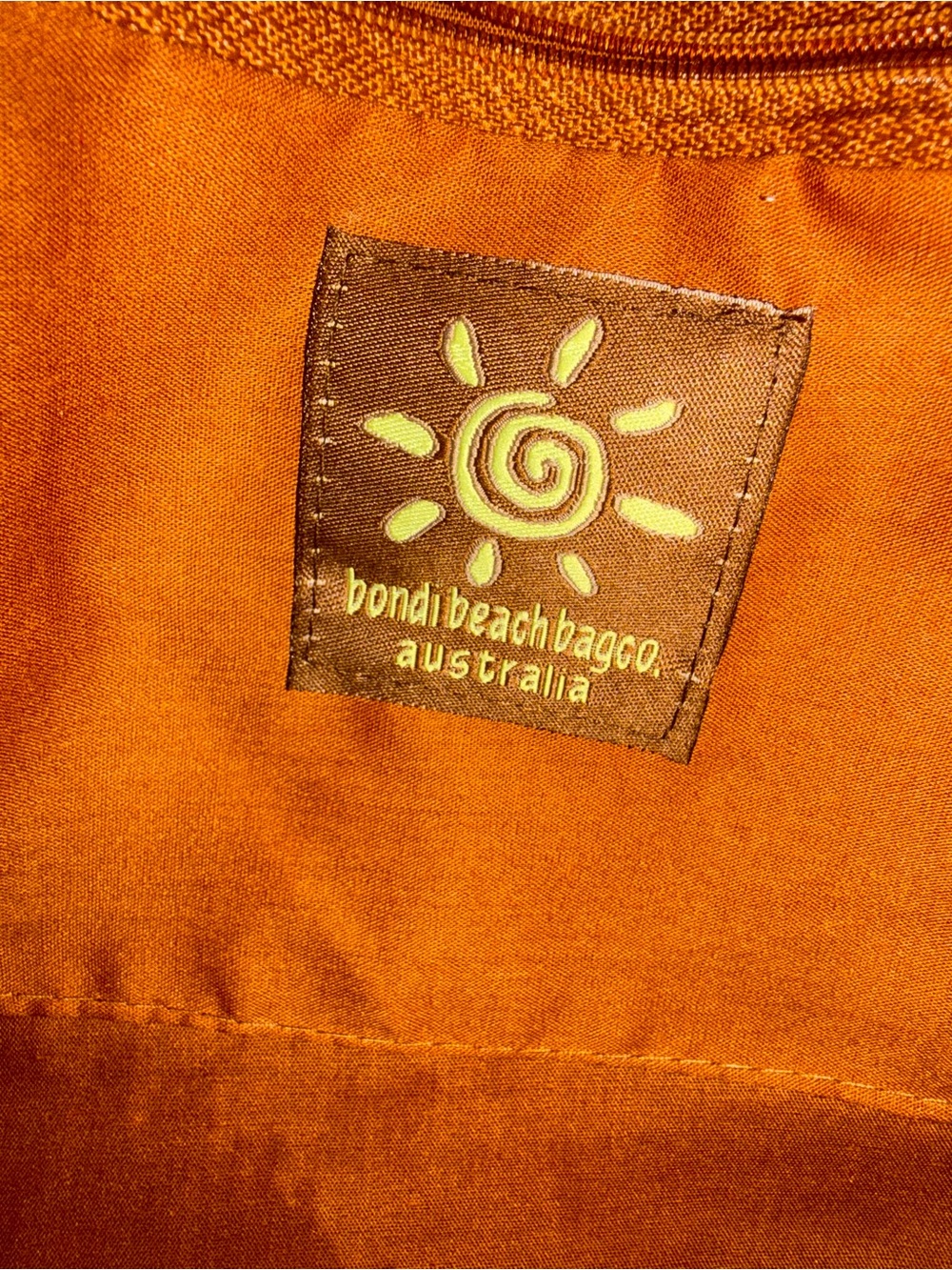 Bondi Beach Bag Co. Australia Woven Raffia & Canvas Tote Bag - Picture 10 of 10